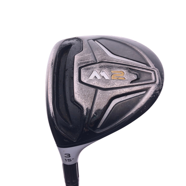 Used TaylorMade M2 2016 3 Fairway Wood / 15 Degrees / Regular Flex / Left-Handed