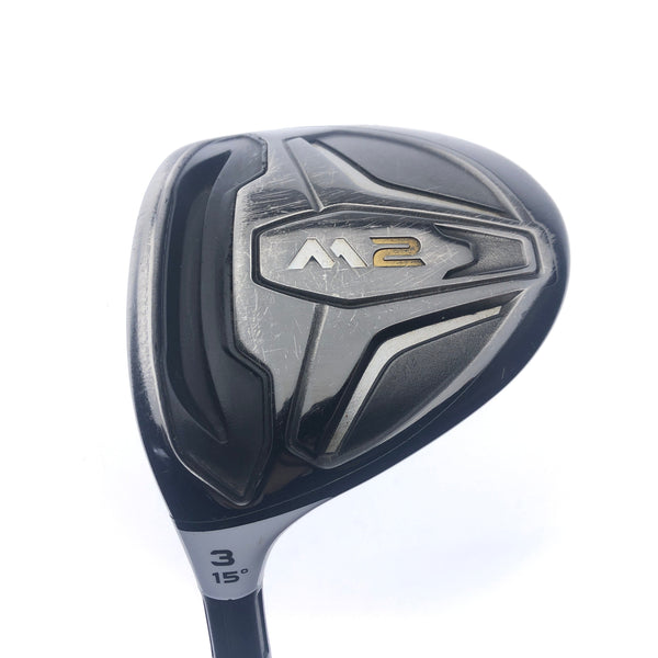 Used TaylorMade M2 2016 3 Fairway Wood / 15 Degrees / Regular Flex / Left-Handed