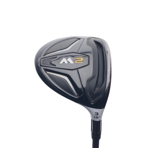 Used TaylorMade M2 2016 3 Fairway Wood / 15 Degrees / Regular Flex