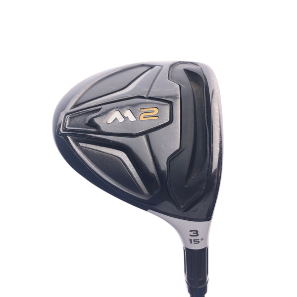 Used TaylorMade M2 2016 3 Fairway Wood / 15 Degrees / Stiff Flex