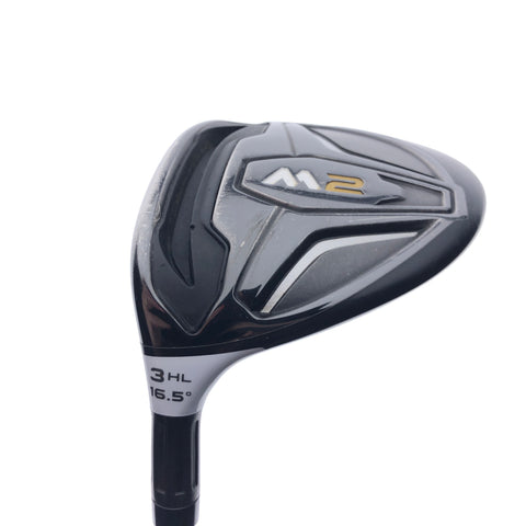 Used TaylorMade M2 2016 3 Fairway Wood / 16.5 Degrees / Stiff Flex / Left-Handed