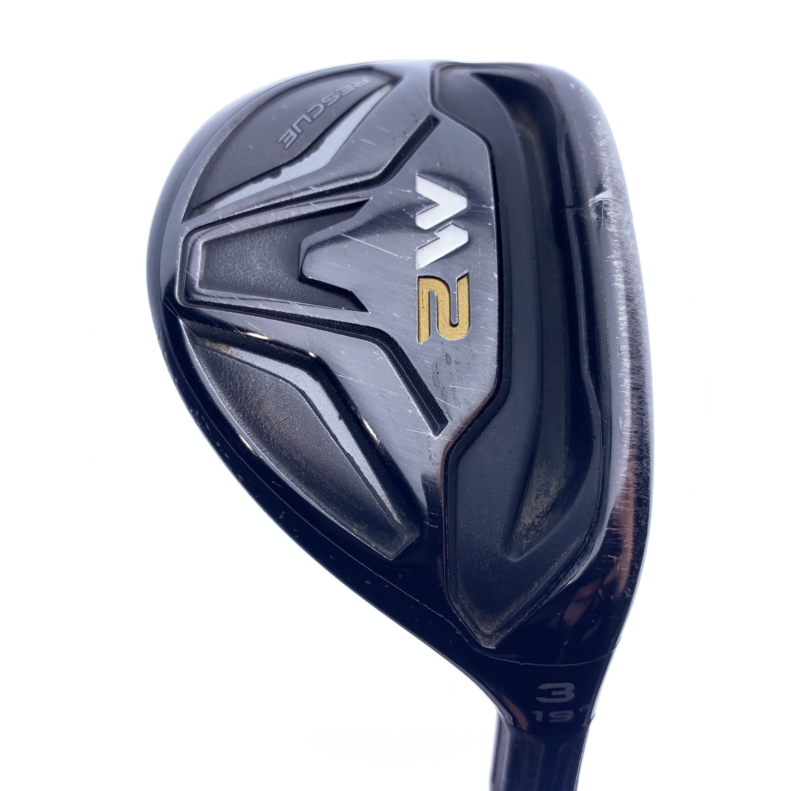 Used TaylorMade M2 2016 3 Hybrid / 19.0 Degrees / Stiff Flex