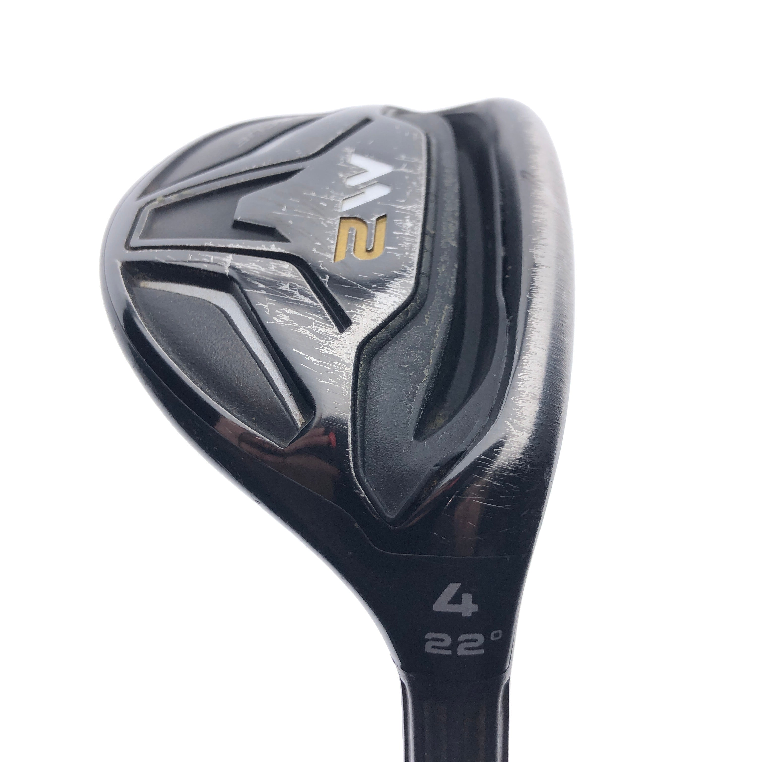 Used TaylorMade M2 2016 4 Hybrid / 22.0 Degrees / Stiff Flex