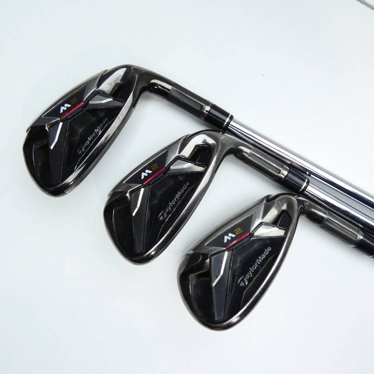 Used TaylorMade M2 2016 Iron Set / 5 - SW / Stiff Flex