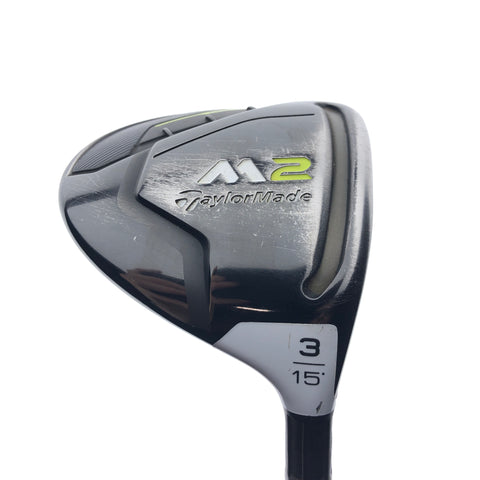 Used TaylorMade M2 2017 3 Fairway Wood / 15 Degrees / Regular Flex