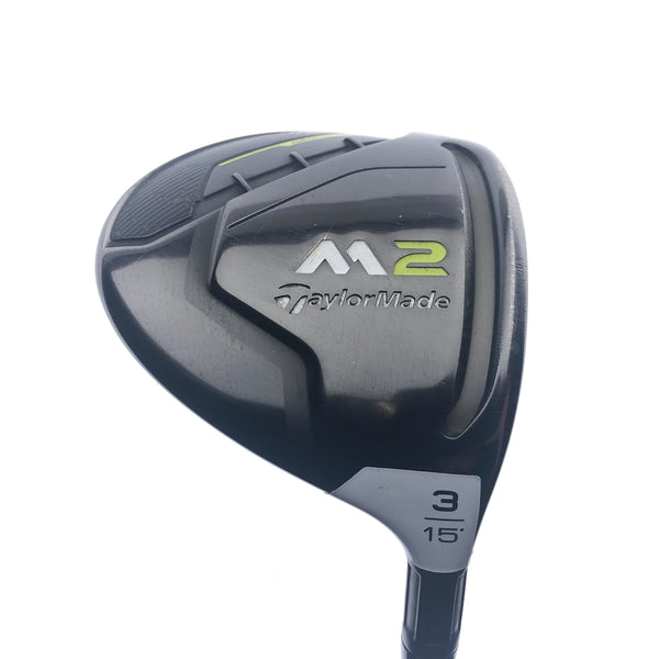 Used TaylorMade M2 2017 3 Fairway Wood / 15 Degrees / Stiff Flex