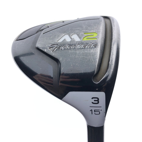 Used TaylorMade M2 2017 3 Fairway Wood / 15 Degrees / Stiff Flex