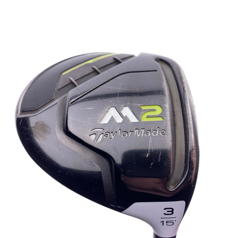 Used TaylorMade M2 2017 3 Fairway Wood / 15 Degrees / Stiff Flex