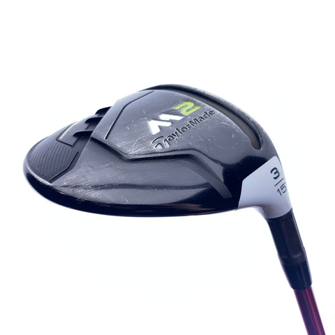 Used TaylorMade M2 2017 3 Fairway Wood / 15.0 Degrees / Regular Flex