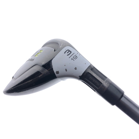 Used TaylorMade M2 2017 3 Hybrid / 19 Degrees / Regular Flex