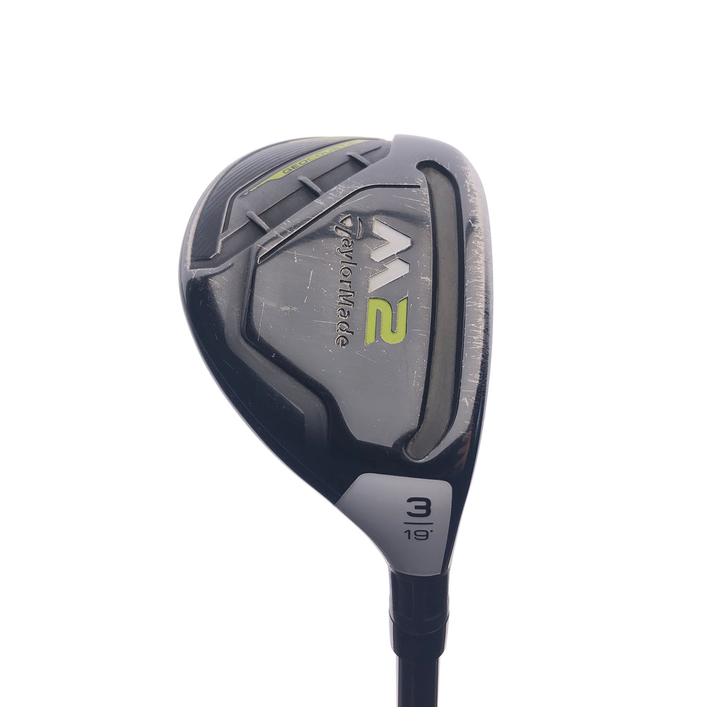 Used TaylorMade M2 2017 3 Hybrid / 19 Degrees / Regular Flex