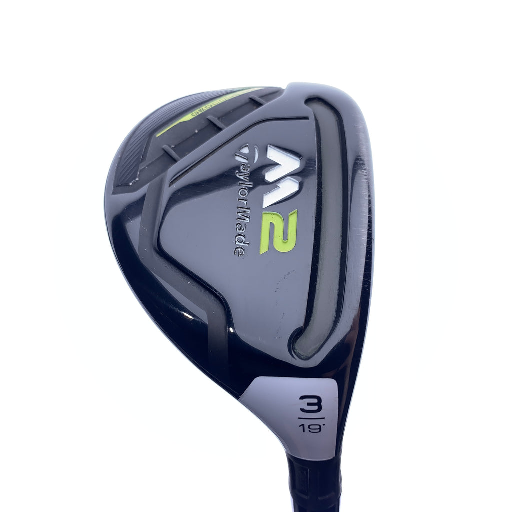 Used TaylorMade M2 2017 3 Hybrid / 19 Degrees / Regular Flex
