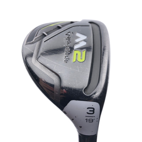 Used TaylorMade M2 2017 3 Hybrid / 19 Degrees / Regular Flex