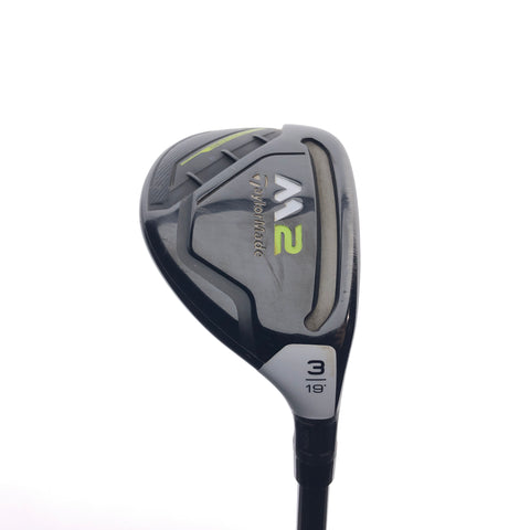 Used TaylorMade M2 2017 3 Hybrid / 19 Degrees / Stiff Flex