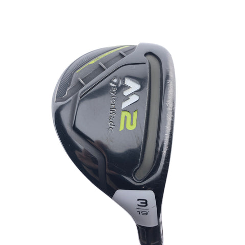 Used TaylorMade M2 2017 3 Hybrid / 19 Degrees / Stiff Flex