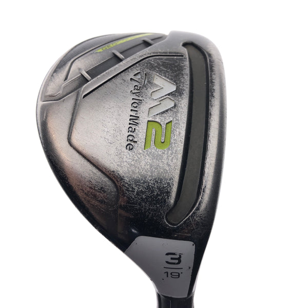 Used TaylorMade M2 2017 3 Hybrid / 19 Degrees / Stiff Flex
