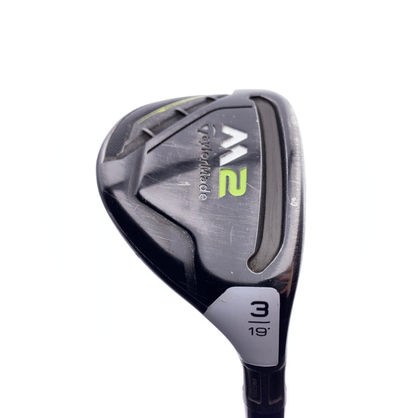 Used TaylorMade M2 2017 3 Hybrid / 19 Degrees / Stiff Flex