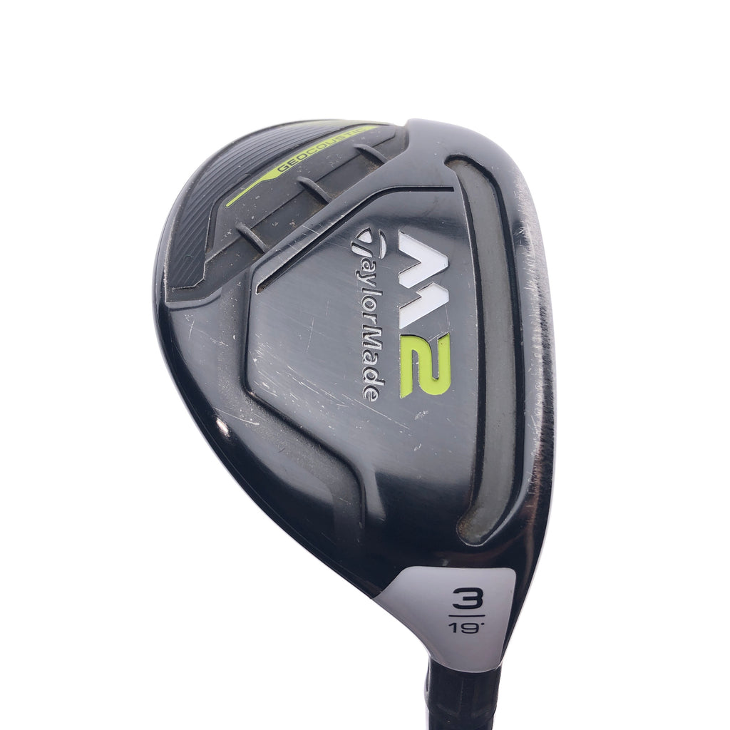 Used TaylorMade M2 2017 3 Hybrid / 19 Degrees / Stiff Flex