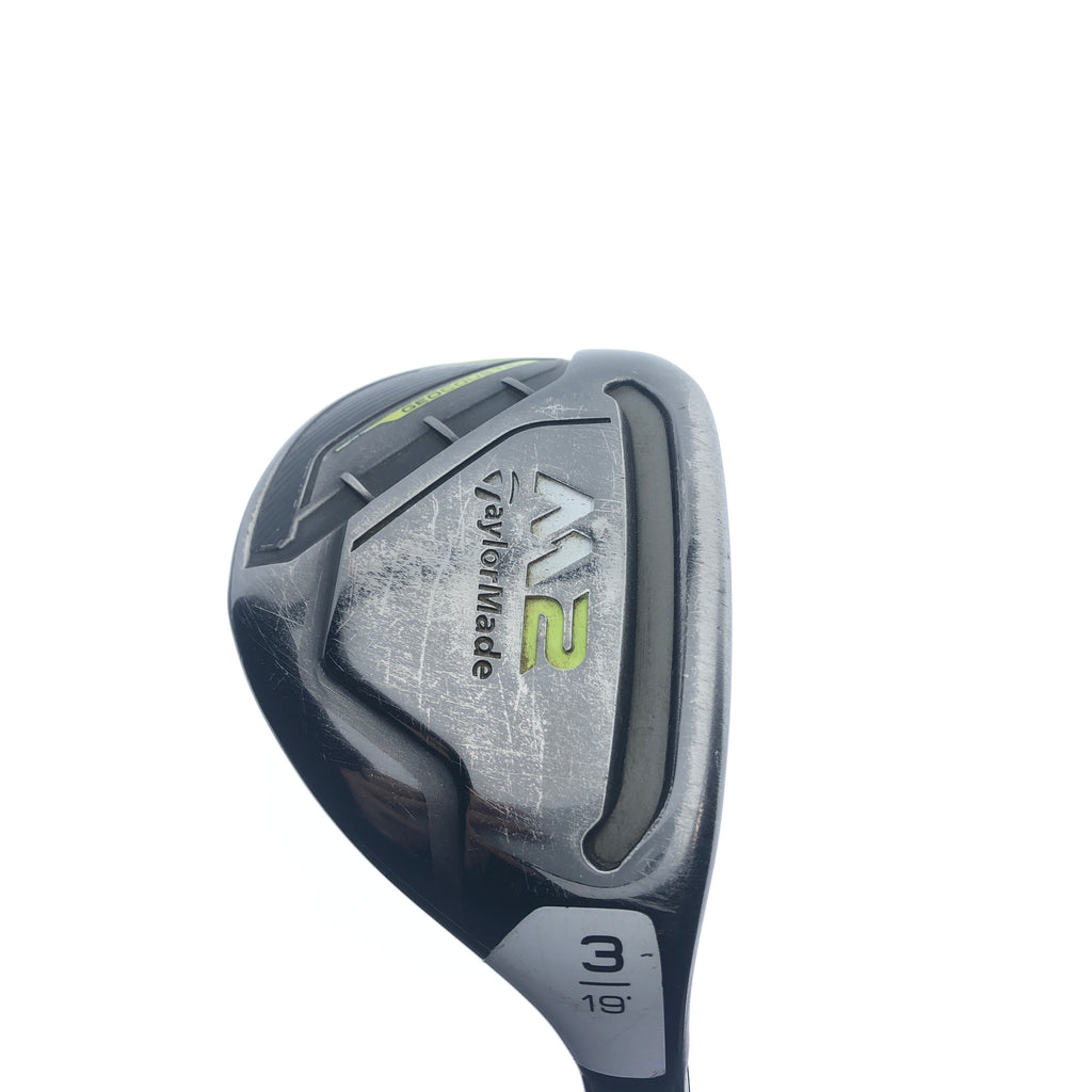 Used TaylorMade M2 2017 3 Hybrid / 19.0 Degrees / Regular Flex