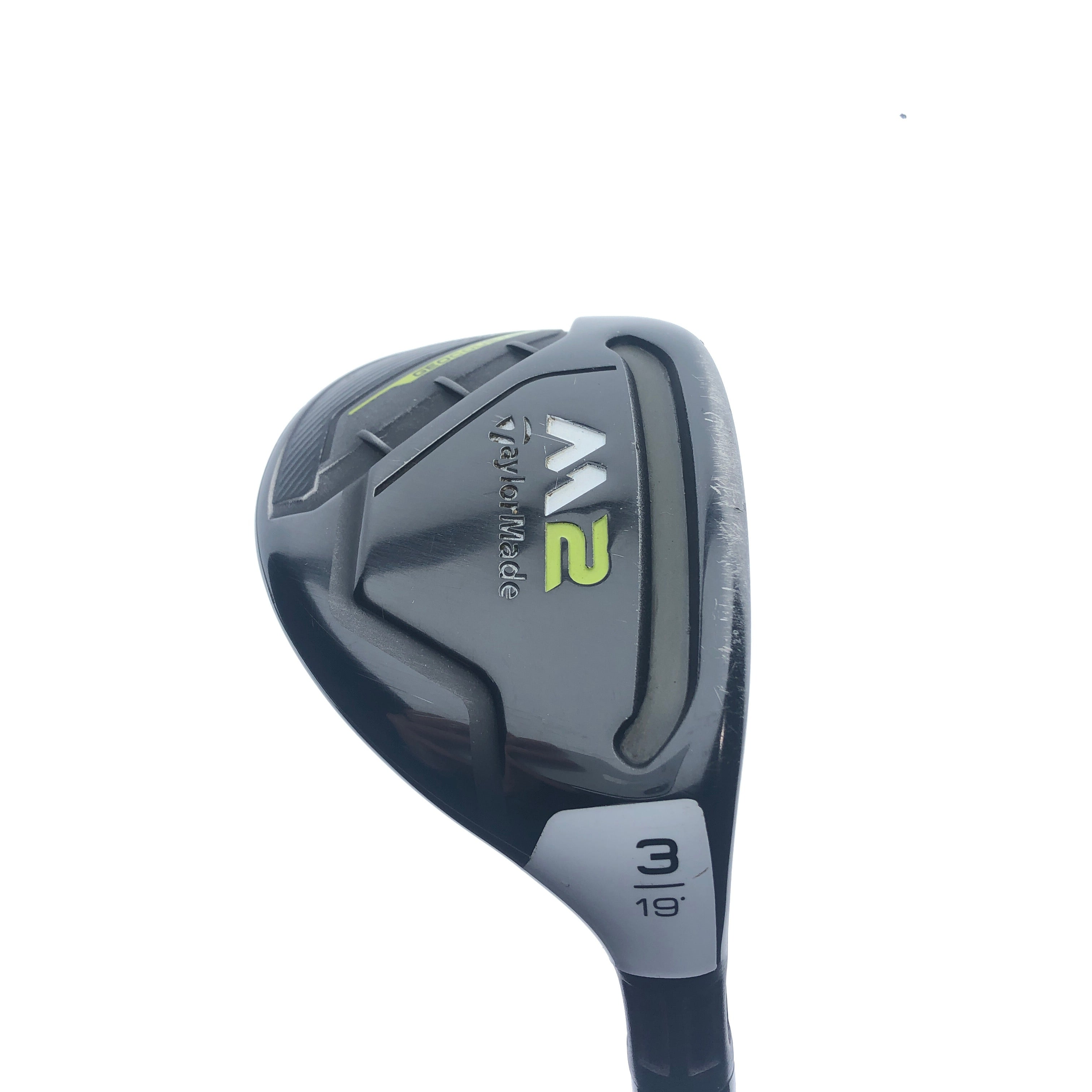 Used TaylorMade M2 2017 3 Hybrid / 19.0 Degrees / Stiff Flex