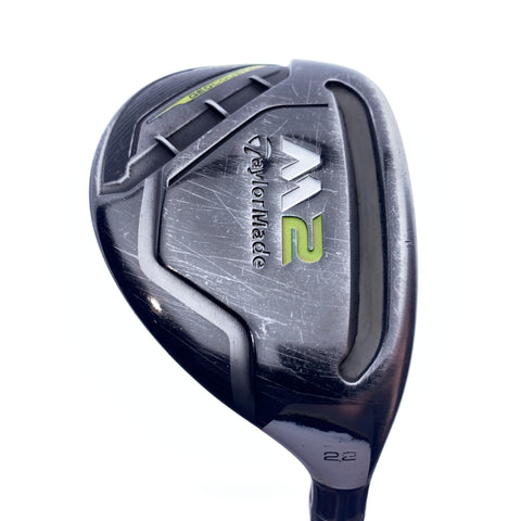 Used TaylorMade M2 2017 4 Hybrid / 22.0 Degrees / Regular Flex