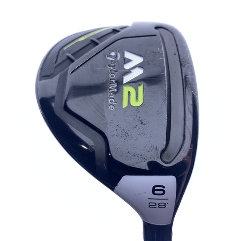 Used TaylorMade M2 2017 6 Hybrid / 28.0 Degrees / Ladies Flex