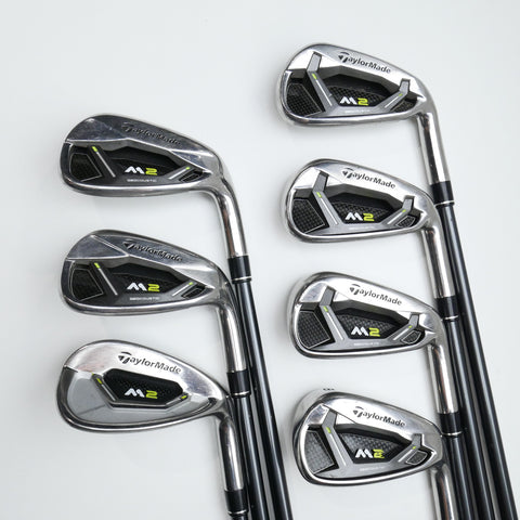 Used TaylorMade M2 2017 Iron Set / 5 - SW / Regular Flex