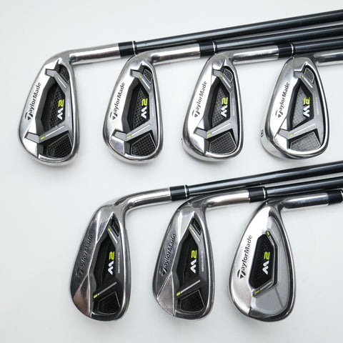 Used TaylorMade M2 2017 Iron Set / 5 - SW / Regular Flex