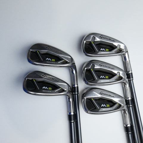 Used TaylorMade M2 2017 Iron Set / 7 - PW + AW / A Flex