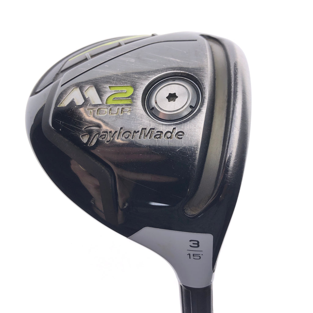 Used TaylorMade M2 Tour 2017 3 Fairway Wood / 15 Degrees / Stiff Flex