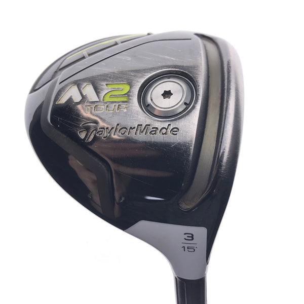 Used TaylorMade M2 Tour 2017 3 Fairway Wood / 15 Degrees / Stiff Flex