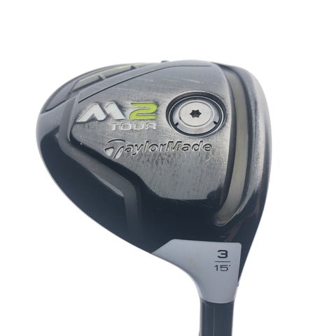 Used TaylorMade M2 Tour 2017 3 Fairway Wood / 15 Degrees / Stiff Flex
