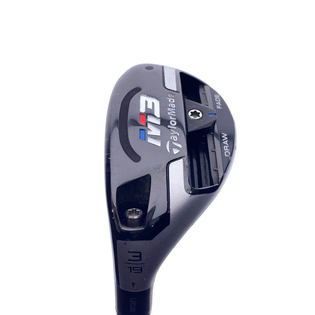 Used TaylorMade M3 3 Hybrid / 19 Degrees / Stiff Flex / Left-Handed