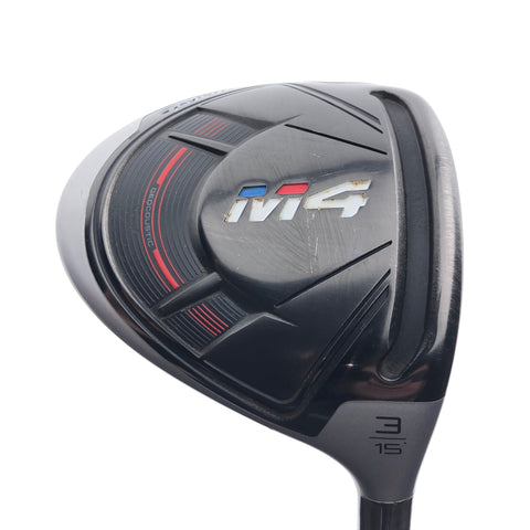 Used TaylorMade M4 3 Fairway Wood / 15.0 Degrees / Stiff Flex