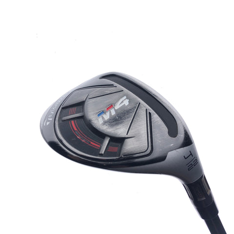 Used TaylorMade M4 4 Hybrid / 22 Degrees / Regular Flex