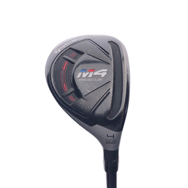 Used TaylorMade M4 4 Hybrid / 22 Degrees / Stiff Flex
