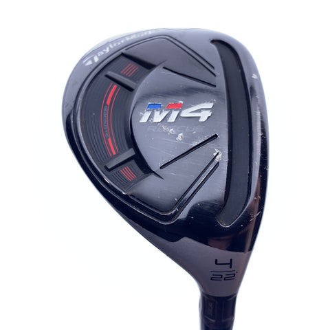 Used TaylorMade M4 4 Hybrid / 22.0 Degrees / A Flex