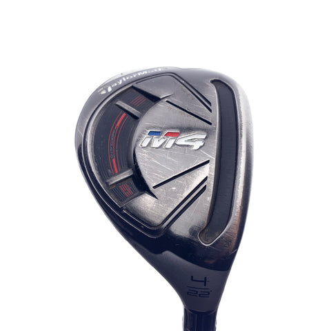 Used TaylorMade M4 4 Hybrid / 22.0 Degrees / Regular Flex