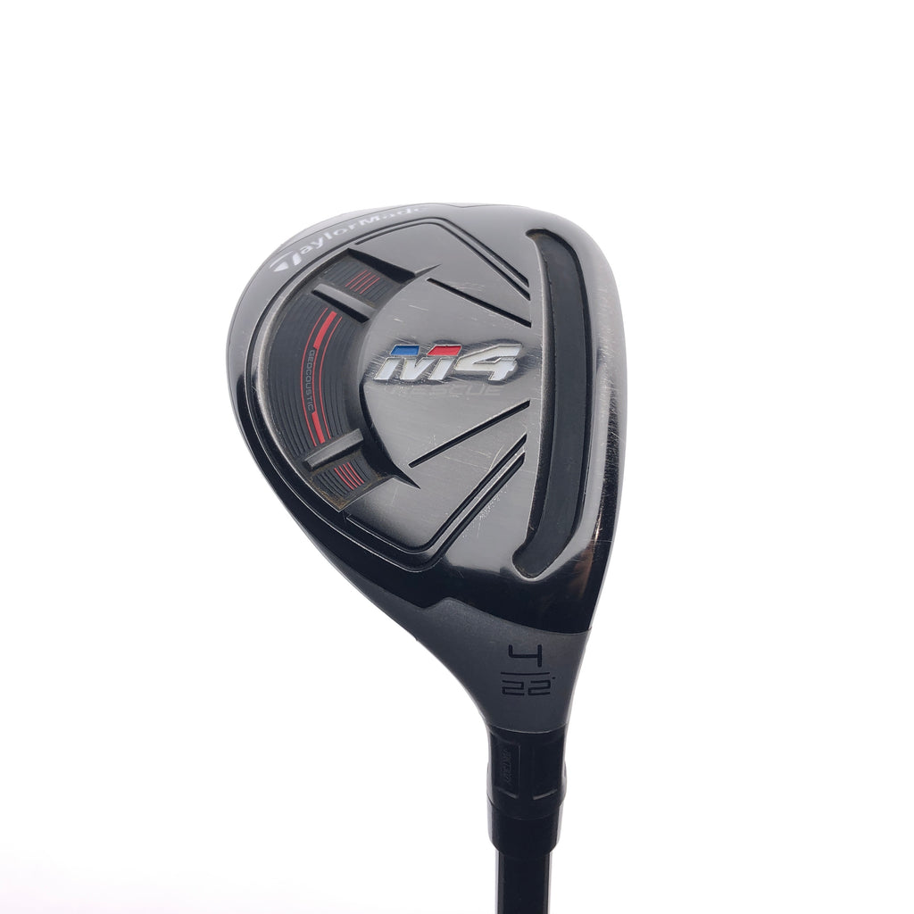 Used TaylorMade M4 4 Hybrid / 22.0 Degrees / Stiff Flex