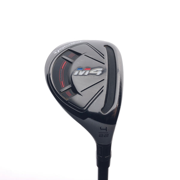 Used TaylorMade M4 4 Hybrid / 22.0 Degrees / Stiff Flex