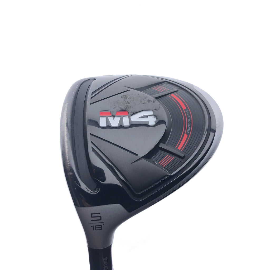 Used TaylorMade M4 5 Fairway Wood / 18 Degrees / Regular Flex / Left-Handed