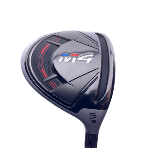 Used TaylorMade M4 5 Fairway Wood / 18 Degrees / Stiff Flex