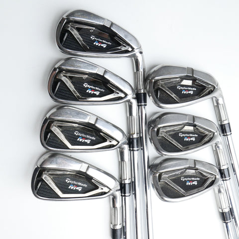 Used TaylorMade M4 Iron Set / 4 - PW / Stiff Flex