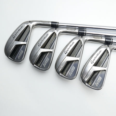Used TaylorMade M5 Iron Set / 4 - PW / Stiff Flex