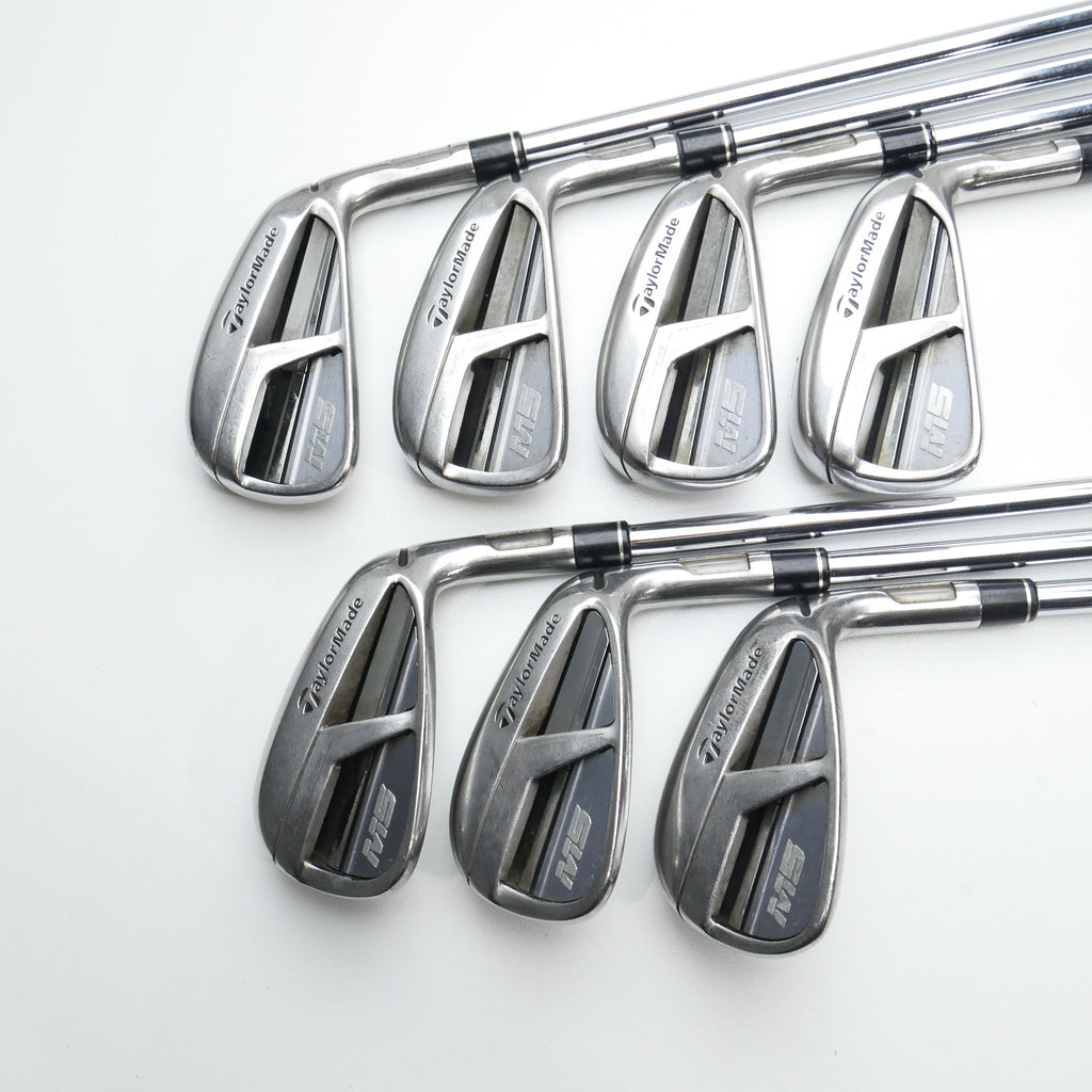 Used TaylorMade M5 Iron Set / 4 - PW / Stiff Flex