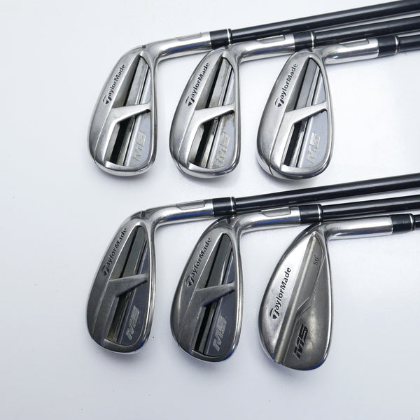 Used TaylorMade M5 Iron Set / 6 - PW + AW / A Flex