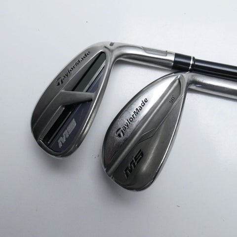 Used TaylorMade M5 Iron Set / 8 - PW + AW / Regular Flex