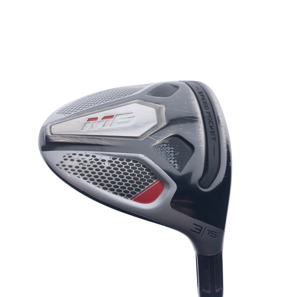 Used TaylorMade M6 3 Fairway Wood / 15 Degrees / Stiff Flex