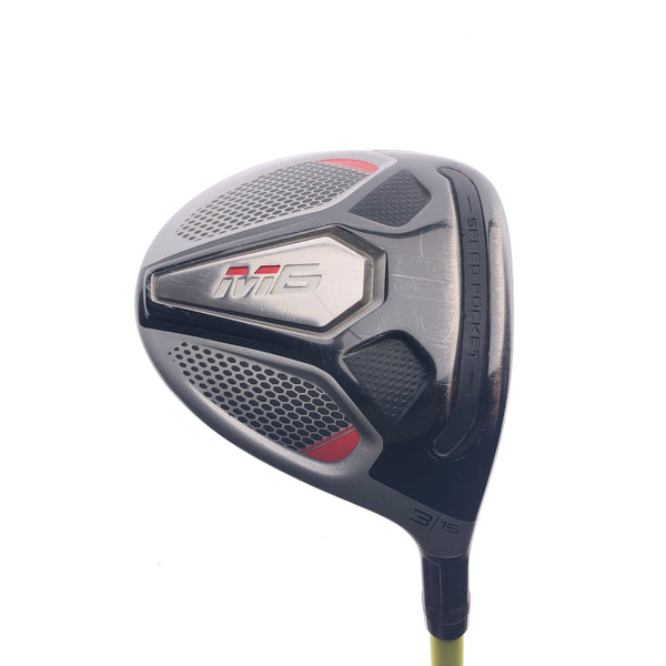 Used TaylorMade M6 3 Fairway Wood / 15 Degrees / X-Stiff Flex