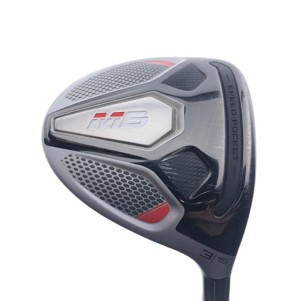 Used TaylorMade M6 3 Fairway Wood / 15.0 Degrees / Stiff Flex